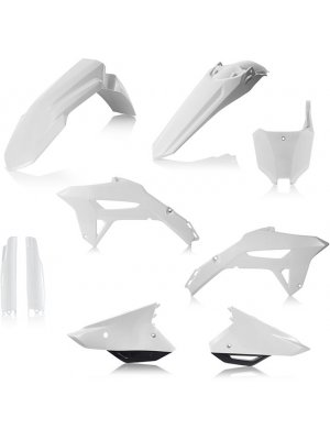 Пълен кит пластмаси Honda CRF450R 21-22, CRF250R 2022 бял